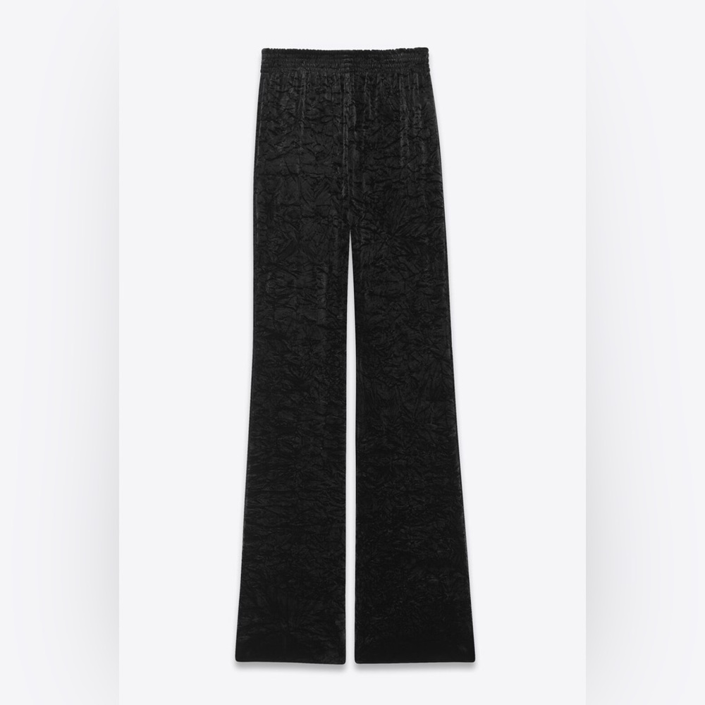 YSL Wide Leg Pants in Velvet NWT